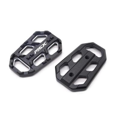 Imagem de Anti-derrapante Pedal dianteiro amplia extensão, extensor de almofada para grom125 msx125 msx125f msx grom 125 125sf(Black B)
