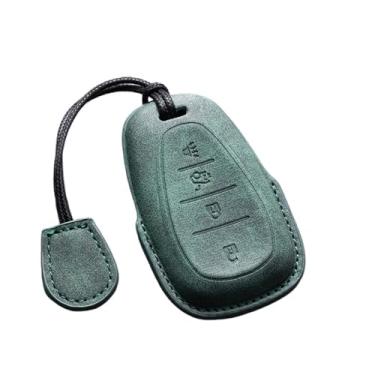 Imagem de Capa de couro para chave de carro com 4/5 botões compatível com Chevrolet Camaro Cruze Malibu 2016 2017 2018 2019 2020 Spark Sonic Onix Equinox(B8)