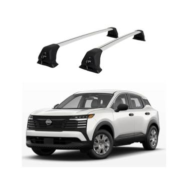 Imagem de Rack De Teto Modelo Emilia Kicks Após 2025 Sem Longarinas (Prata)