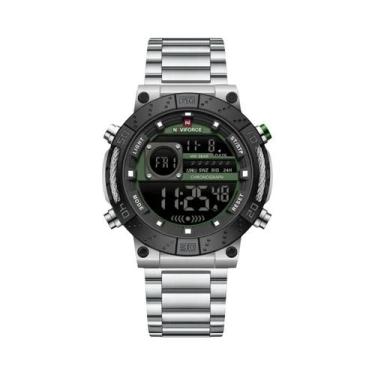 Imagem de Relógio Digital Masculino De Luxo À Prova D'água NAVIFORCE Com Pulseir