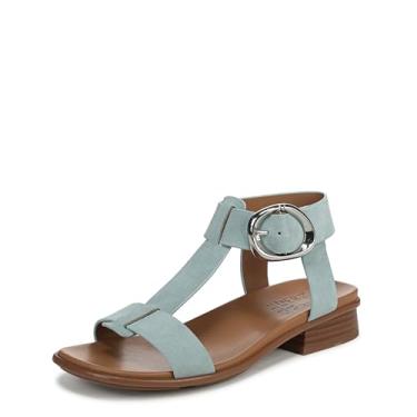 Imagem de Naturalizer Sandália feminina Brandy Flat, Spring Clover Camurça verde, 34