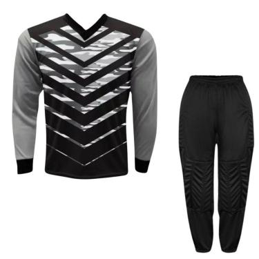 Imagem de Kit Goleiro Infantil Camisa Roma Kanga + Calça TRB Acolhoada-Unissex