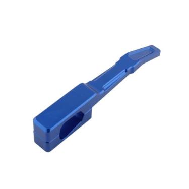 Imagem de Dynwave Suporte lateral para motocicleta, apoio de pé, suporte lateral em liga de alumínio, substitui a peça de apoio para o modelo para 368G, Azul