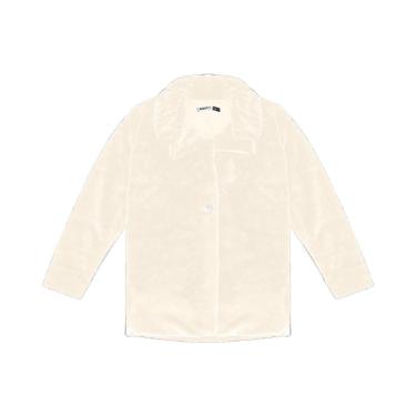 Imagem de Casaco Juvenil Feminino Pelo Safira Minty Bege-Feminino