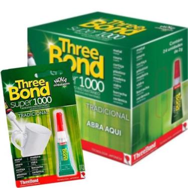 Imagem de 24 Unidades Super Cola 2gr Threebond Super 1000 - Three Bond