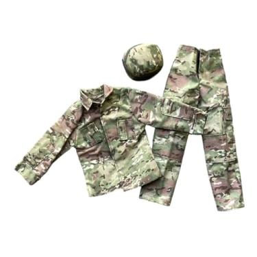 Imagem de Esquirla Roupa para boneco de ação em escala 1:6, uniforme, terno masculino, faça você mesmo, casaco e calça, fantasia para bonecos masculinos de 30 cm.