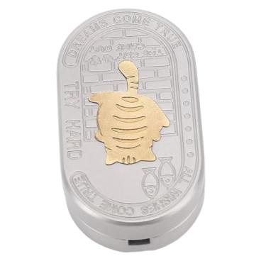 Imagem de CUOFYUNL Cat Padrão 2 camadas controle deslizante tátil 360 graus giratório na ponta do dedo brinquedo adulto para alívio do estresse