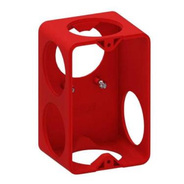 Imagem de Caixa De Condulete 5 Entradas PVC Vermelha C/10 Un Andaluz