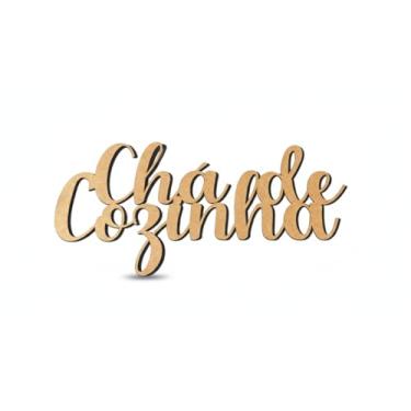 Imagem de Placa Decorativa Em MDF - Cha de Cozinha