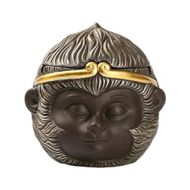 Imagem de Cinzeiro moderno para exterior, cinzeiro com tampa externa, cinzeiros à prova de vento, fácil de limpar, bandeja de cinzeiro para fumar para decoração de escritório em casa, decoração de casa