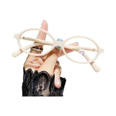 Imagem de Óculos de miopia armações de óculos ultraleve retro anti-luz azul arma