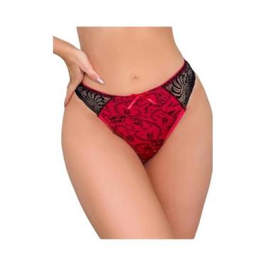 Imagem de Calcinhas De Renda Sexy Para Mulheres, Lingerie De Biquíni Respirável 