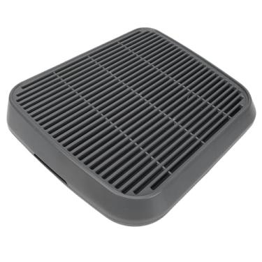 Imagem de HEEPDD Etapa da Caixa da Maca do Gato, Esteira de Captura Maca Com Borda do Protetor Respingo para a Esteira Plástica Reusável Filtro Proteção Assoalho para (Cinza)