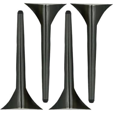 Imagem de Pernas de mesa, pernas de móveis de metal, pernas de móveis de banco, pernas de mesa de café, montagem fácil, pernas de jantar de móveis industriais DIY, para mesa de café moderna, mesa de jantar