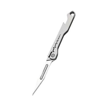 Imagem de Canivete Mini Dobrável Em Liga De Titânio Com Lâmina Afiada Intercambi