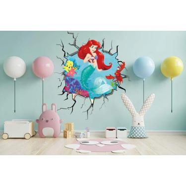 Imagem de Adesivo De Parede Buraco Falso Ariel Mod 01 - Lojinha Da Luc Adesivos