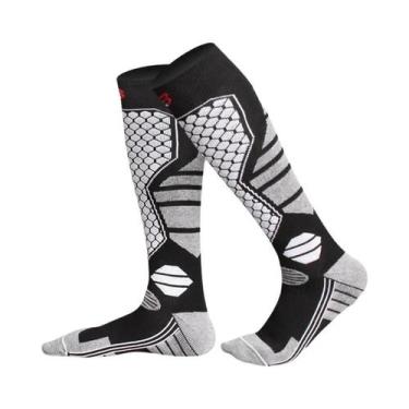 Imagem de Meias Esportivas Grossas De Inverno Para Aquecimento Ao Ar Livre, Abso