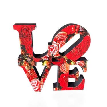 Imagem de Palavra Love Em Mdf Estampa Decoryou - Ref 17