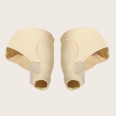 Imagem de Par Meias Joanete Corretor Protetor Ortopedico Separador Dedão Alinhamento