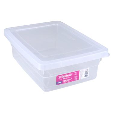 Imagem de Caixa Organizadora com Tampa 2,5L Sanremo Max SR2502