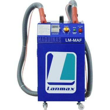 Imagem de Máquina Portátil De Arrematar Fio E Linha Com 2 Cabeças - Lanmax, 220V