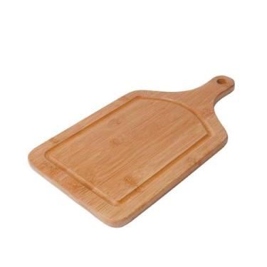 Imagem de Tábua de Bamboo para Corte com Alça Mor 50cm x 30cm