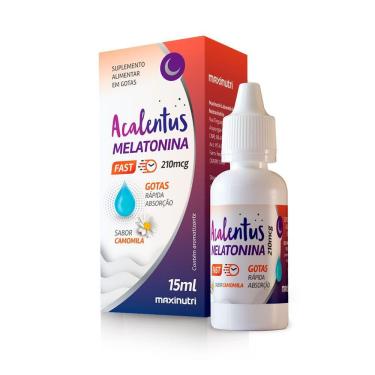 Imagem de Acalentus Melatonina Camomila 210mcg Maxinutri Gotas 15ml