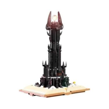 Imagem de Blocos De Montar Mágicos Da Torre Negra Com Luzes Para Meninos, Brinqu