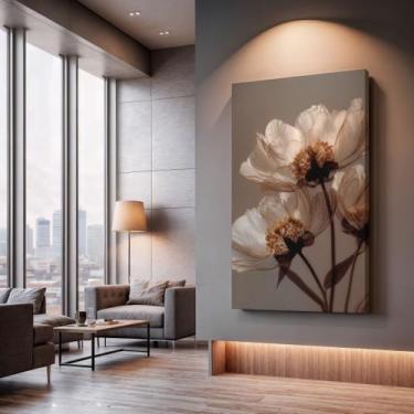 Imagem de Quadros Decorativos Magnólia 130x90 Moderno Luxo Sala Quarto Escritóri