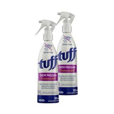 Imagem de Kit 2x Tuff Sem Passar Desamassa Fácil Spray 350ml Start  Praticidade 