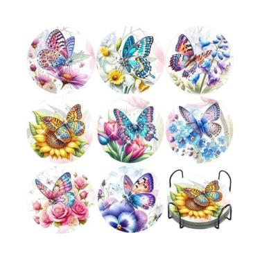 Imagem de Kit De Pintura Diamante Paisagem Litorânea, Conjunto De 8 Peças, Arte 