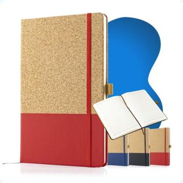 Imagem de Caderno Tipo Moleskine De Anotações Porta Caneta A5 Elástico - Hxt, Ve