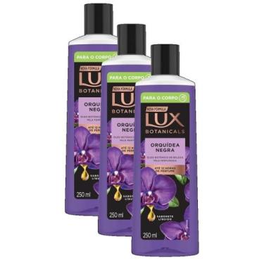 Imagem de kit 3 Sabonete Líquido Lux Botanicals Orquídea Negra 250ML