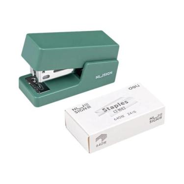 Imagem de Conjunto De Mini Grampeador Portátil Colorido Para Papel, Máquina De E