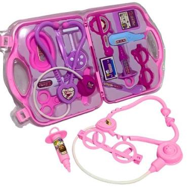 Imagem de Kit Maleta Médica Enfermeira Infantil Criança Menina Doutora - Europio