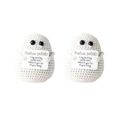 Imagem de Boneca De Batata Grande Feita À Mão, Ornamento De Tricô, Decoração Par