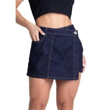 Imagem de Shorts Saia Jeans Sawary - 281934 46-Feminino