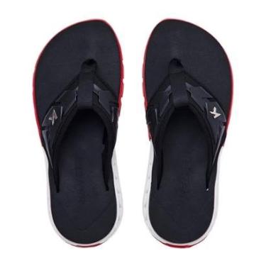 Imagem de Chinelo Sandália Kenner Rakka Vermelho/Preto/Branco-Masculino