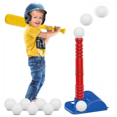 Imagem de Kit de Beisebol com 9 Bolas e 1 Taco para Crianças de 3 a 10 Anos, ToyVelt