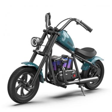 Imagem de Moto Elétrica Infantil a Bateria 24V 160W com 3 Velocidades, Atinge até 16 KM, H, HYPER GOGO, Azul