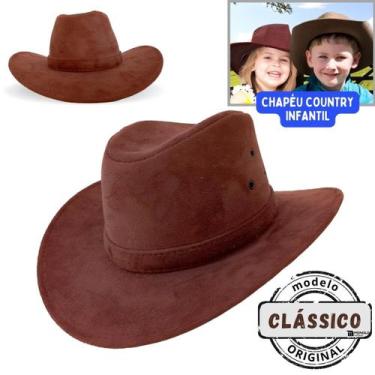 Imagem de Chapeu Country Infantil Cowboy Menino Menina Festa Peão Boiadeira Vaqu