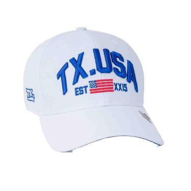 Imagem de BONE AMERICAN TOUR TEXAS FARM - TF862 - BRANCO/ AZUL ROYAL ÚNICO-Unissex