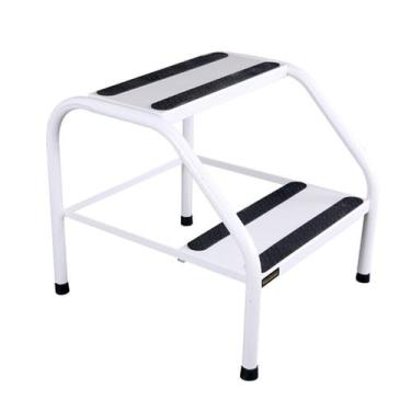 Imagem de Escadinha para Maca Estética 2 Degraus Metálica Branca - Baitashop