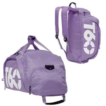 Imagem de Bolsa Mala Mochila T60 Treino Academia Bagagem Camping, Lilás