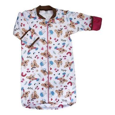 Imagem de Saco De Dormir Para Bebês Em Moletim Flanelado - - VOO ALTO, Rosa, Chi