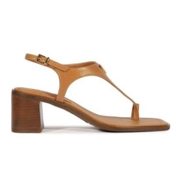 Imagem de Sandália Salto Bloco Minimalista Casein Lançamento Schutz-Feminino