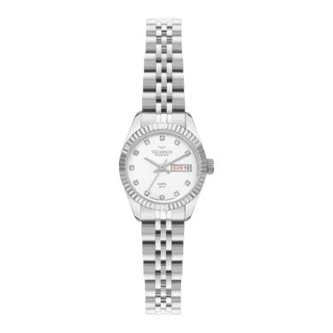 Imagem de Relógio Technos Feminino Ref: Nh06ad/1k Automático Prateado