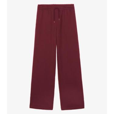 Imagem de Calça Pantalona Moletom Felpado Básico Endless Vermelho, P, Vermelho