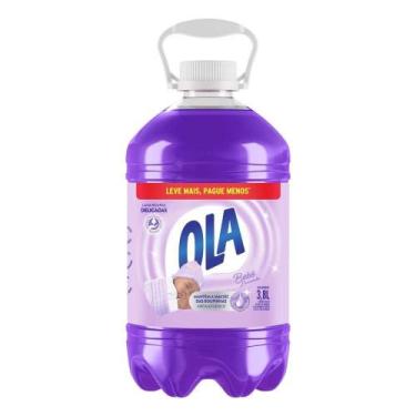 Imagem de Sabão Líquido para Roupas Finas e Delicadas Ola Bebê Lavanda 3,8l