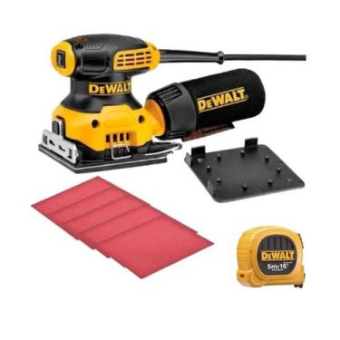 Imagem de Lixadeira orbital dwe6411 110v dewalt + das20120s + dwht34192l, 110V